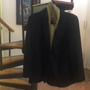 Ladies black wool blazer